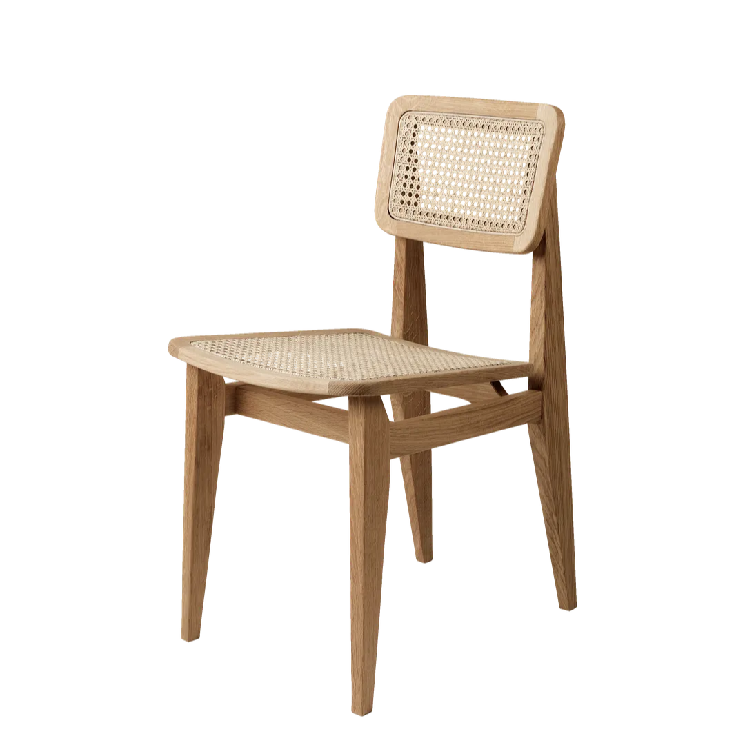 C-Chair Dining Chair, All French Cane