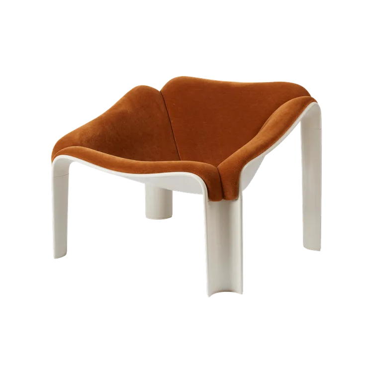 F300 Lounge Chair, Alabaster White