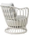 Grace Outdoor Lounge Chair, Alabaster White