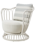 Grace Outdoor Lounge Chair, Alabaster White