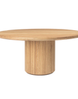 Moon Dining Table, Solid Oak Oiled