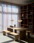 Ita OS1 Dining Table Oak or Dark Stained Oak