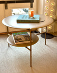 Adrian Low Table 75, Stone Matte Lacquer