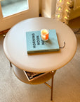 Adrian Low Table 75, Stone Matte Lacquer