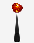 Melt Cone Fat Floor Light, Polished Polycarbonate