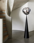 Melt Cone Fat Floor Light, Polished Polycarbonate