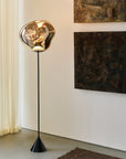 Melt Cone Slim Floor Light, Polished Polycarbonate