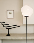 Melt Cone Slim Floor Light, Opal