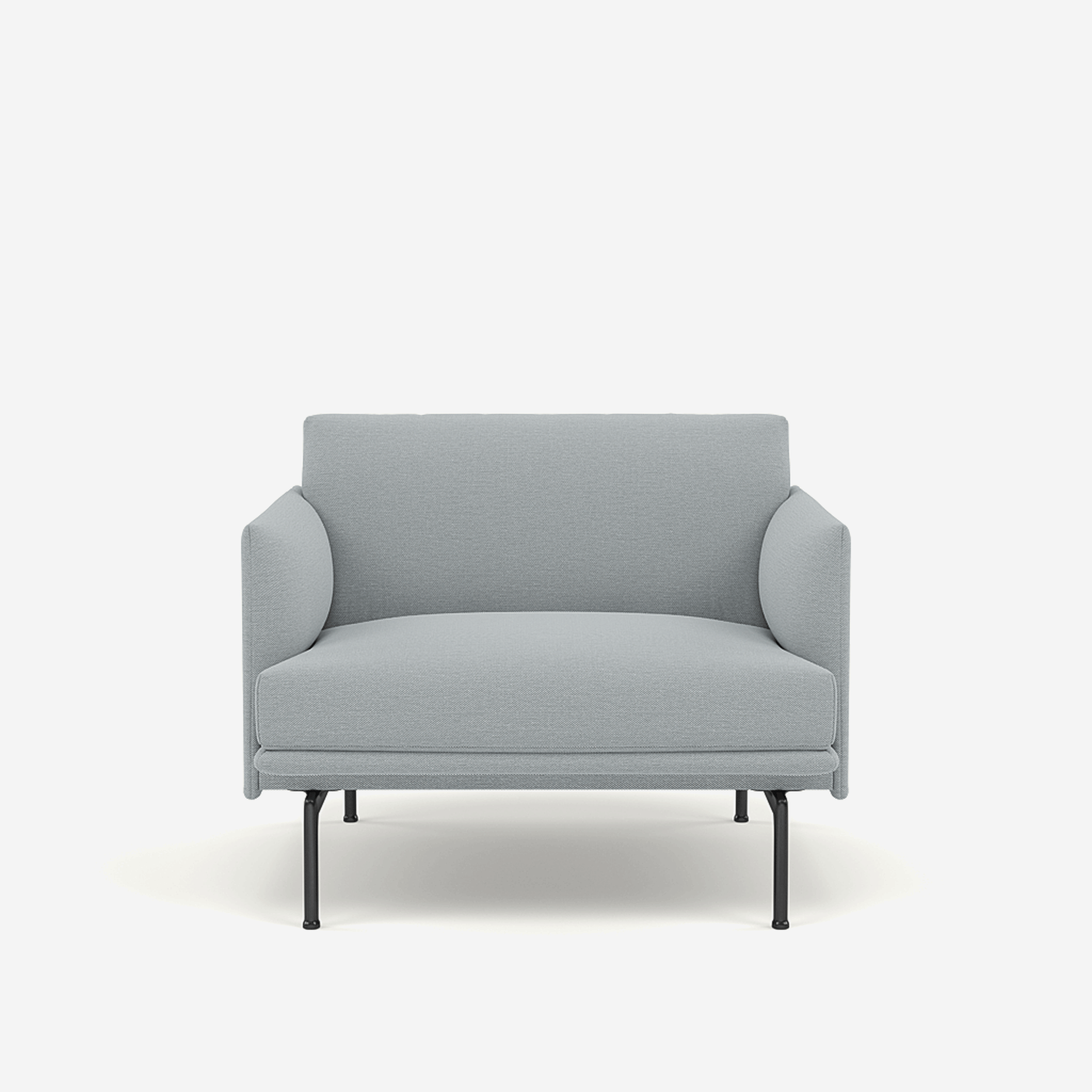 Outline Armchair, Black base