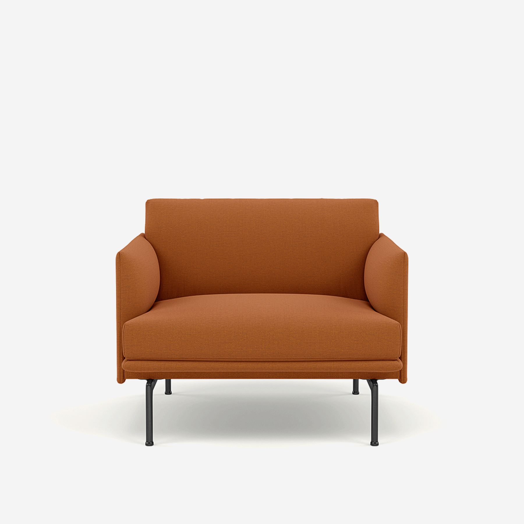Outline Armchair, Black base
