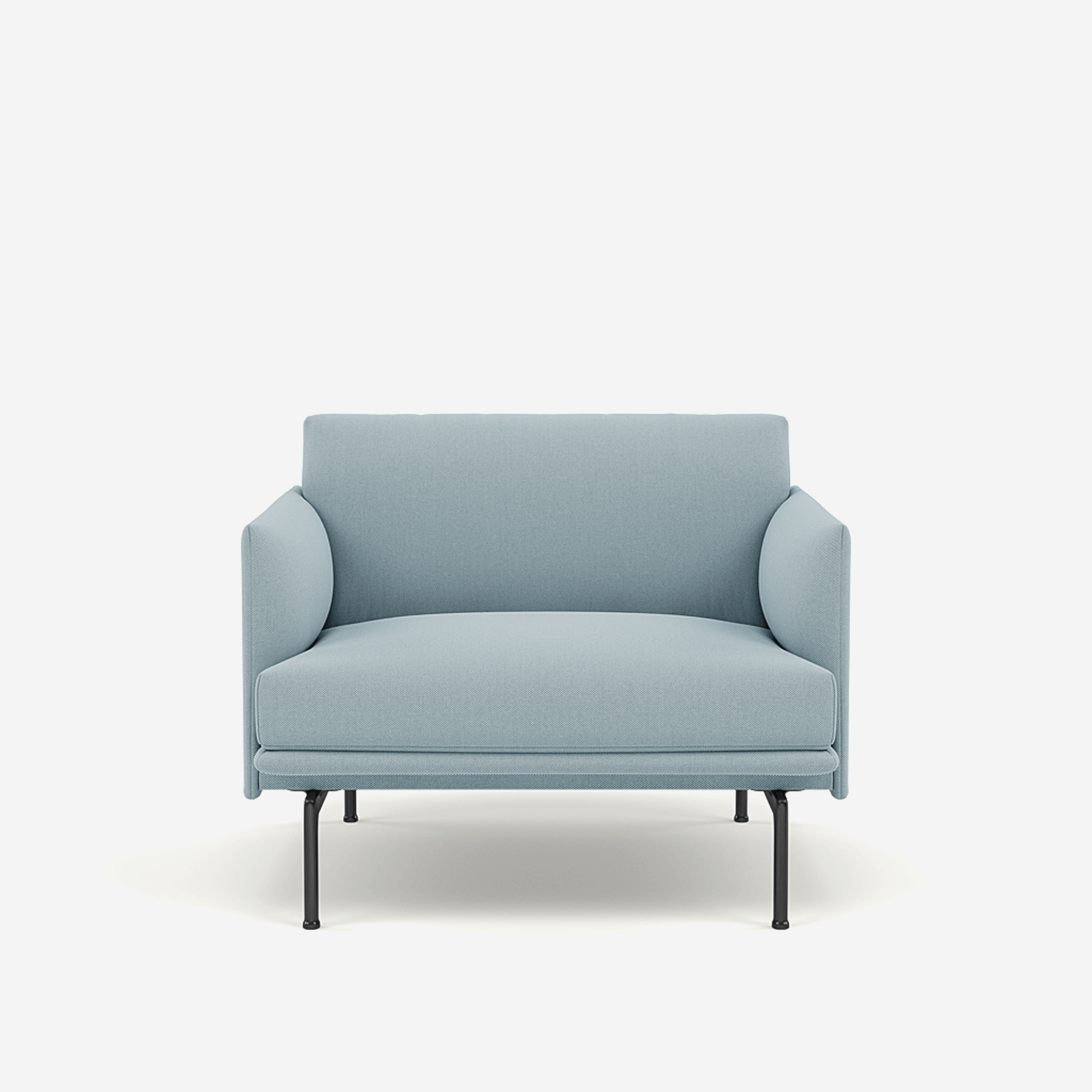 Outline Armchair, Black base