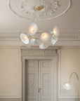 Petalli 10, White/Polished Brass