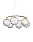 Miira 6 Circular Chandelier, Optic