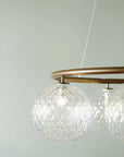 Miira 6 Circular Chandelier, Optic