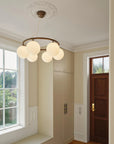 Miira 6 Circular Chandelier, Opal