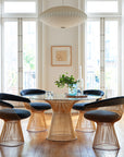 Platner Dining Table, Gold