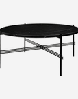 TS Coffee Table, Large Round Black Frame