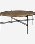 TS Coffee Table, Large Round Black Frame