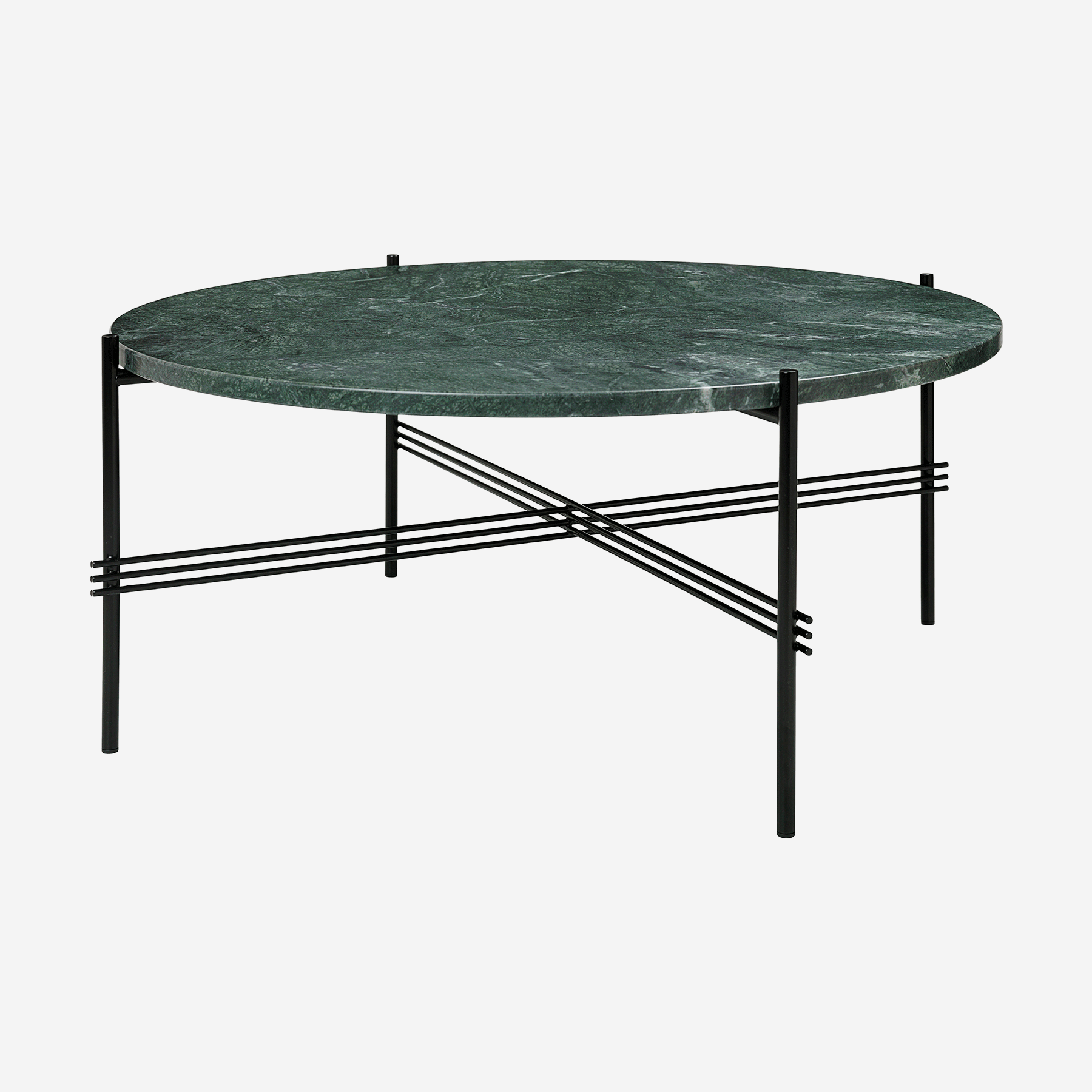TS Coffee Table, Large Round Black Frame