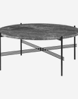 TS Coffee Table, Large Round Black Frame