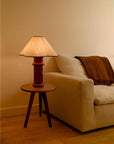 Heath Table Lamp in Port Red