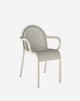Groove Arm Chair, Putty