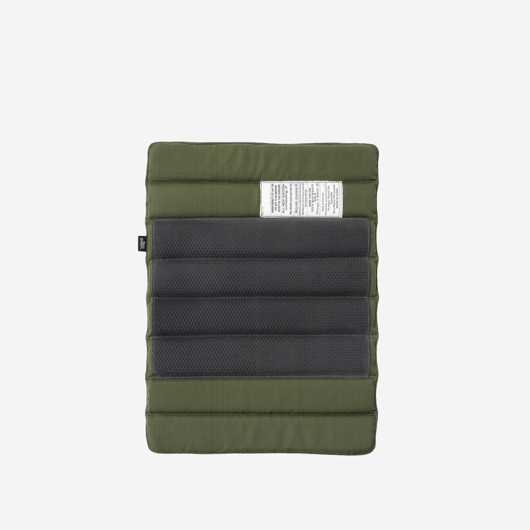 Groove Seat Cushion, Moss