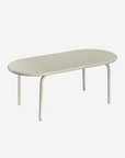 Groove Obround Table, Putty