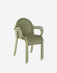 Groove Arm Chair, Moss