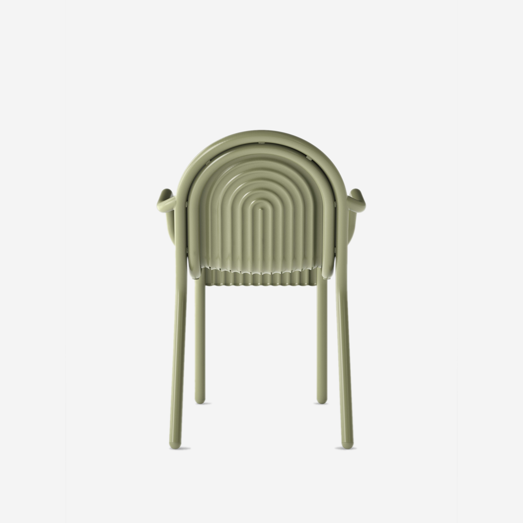 Groove Arm Chair, Moss