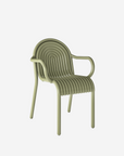 Groove Arm Chair, Moss
