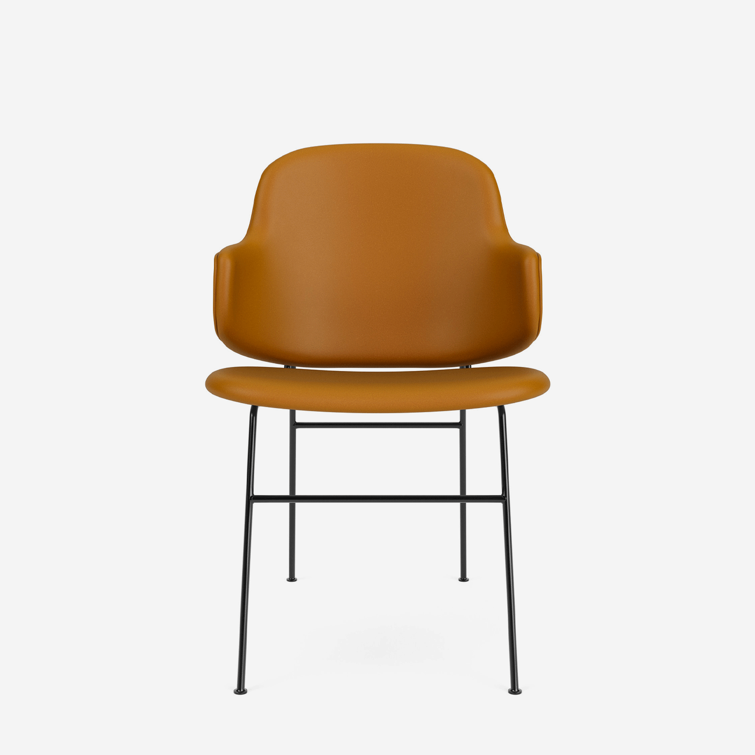 The Penguin Dining Chair, Fully Upholsetered Leather