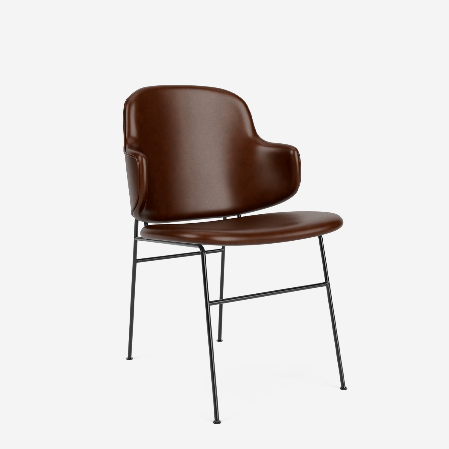 The Penguin Dining Chair, Fully Upholsetered Leather