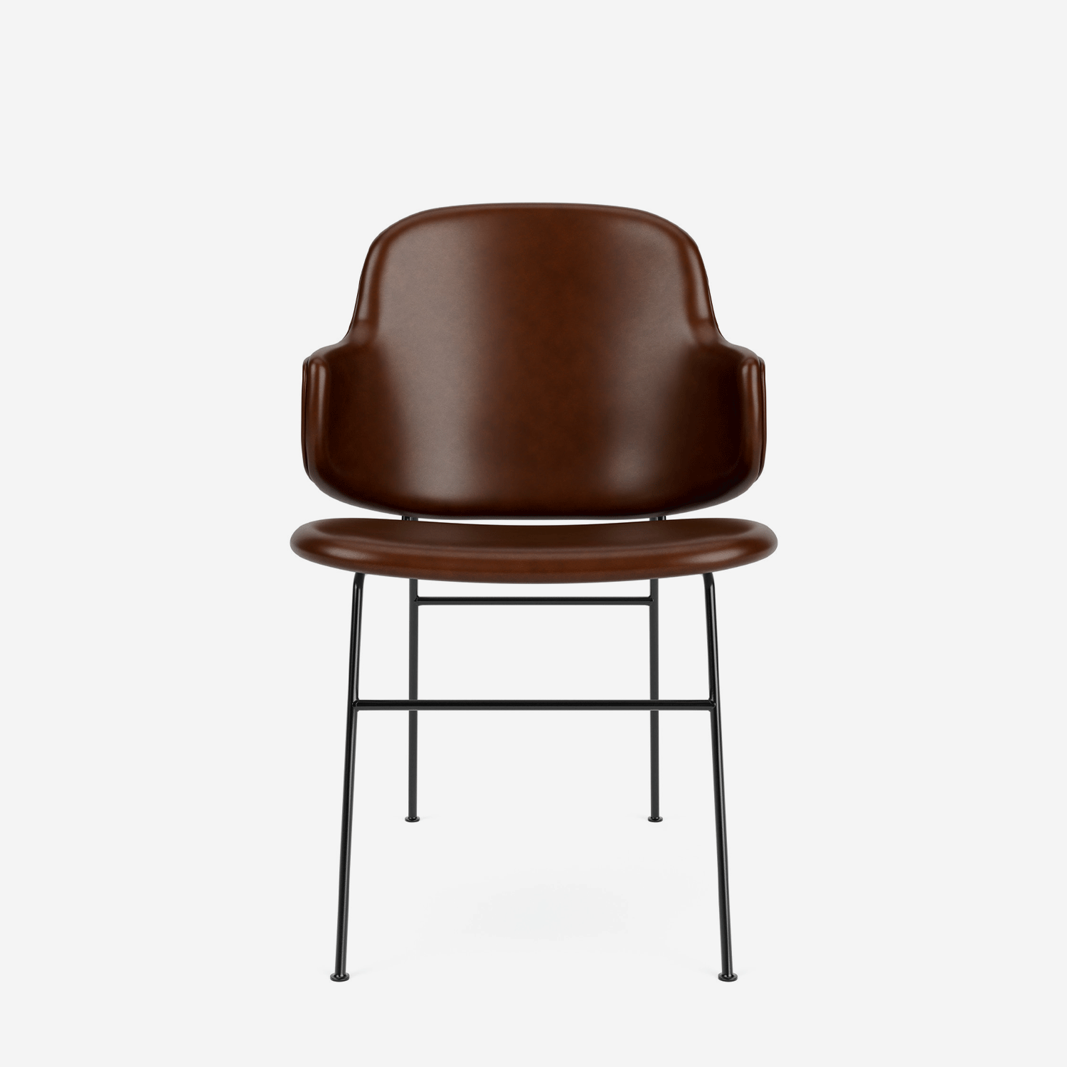 The Penguin Dining Chair, Fully Upholsetered Leather