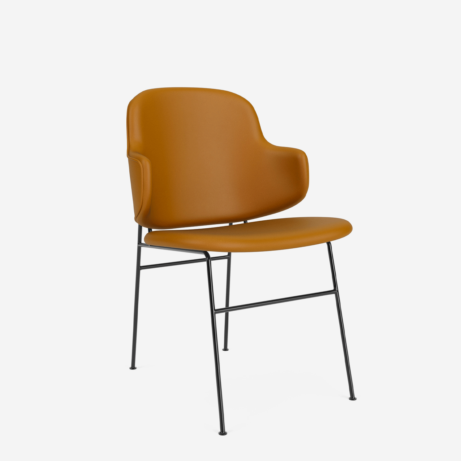 The Penguin Dining Chair, Fully Upholsetered Leather