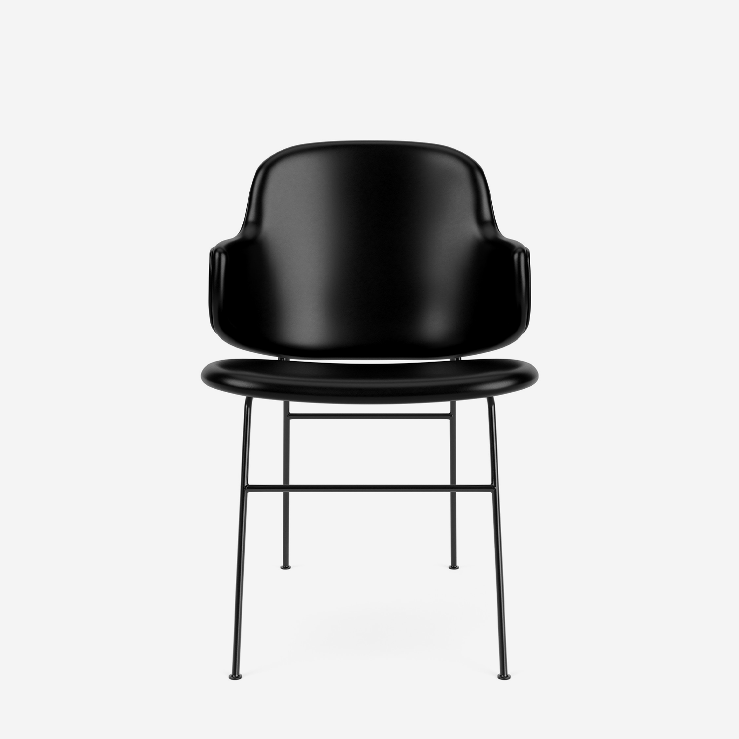 The Penguin Dining Chair, Fully Upholsetered Leather
