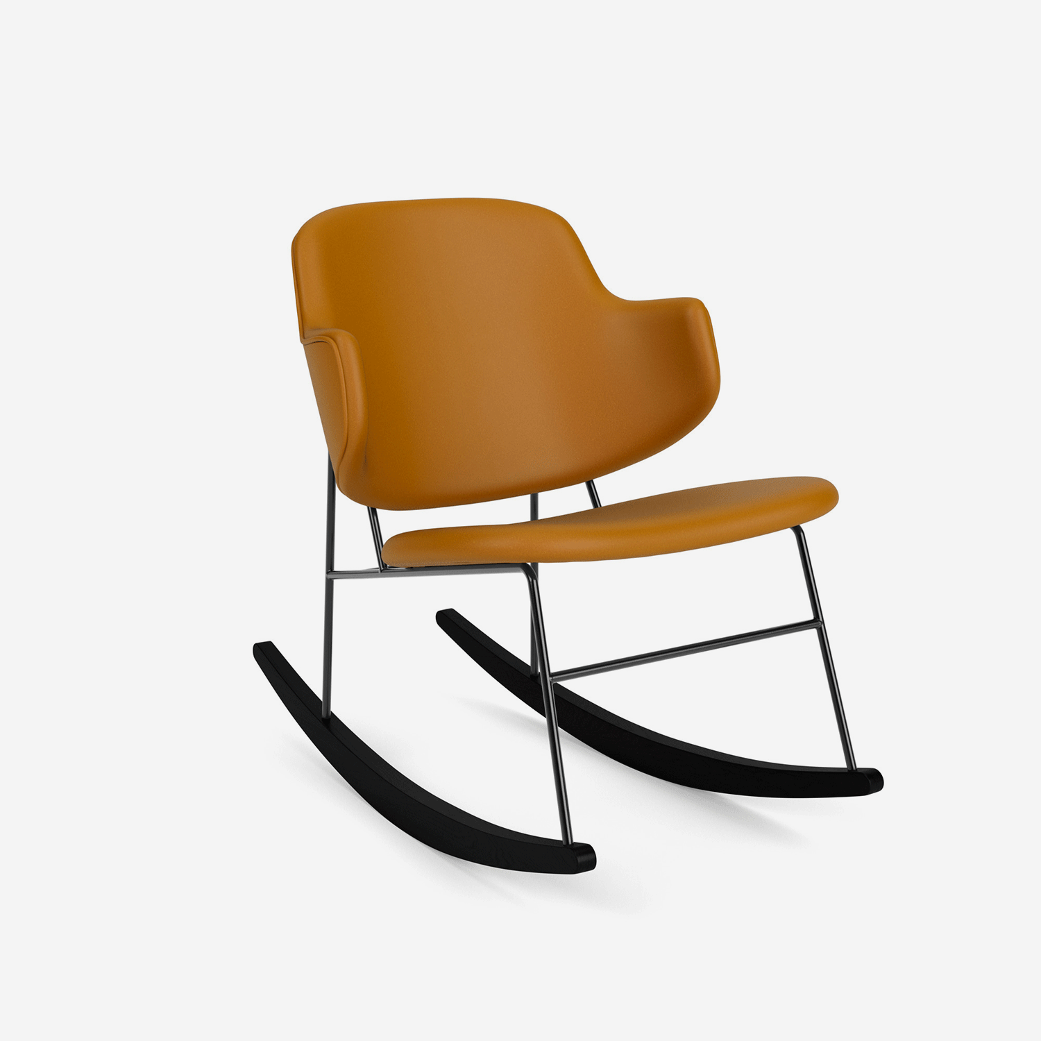 The Penguin Rocking Chair, Fully Upholsetered Leather