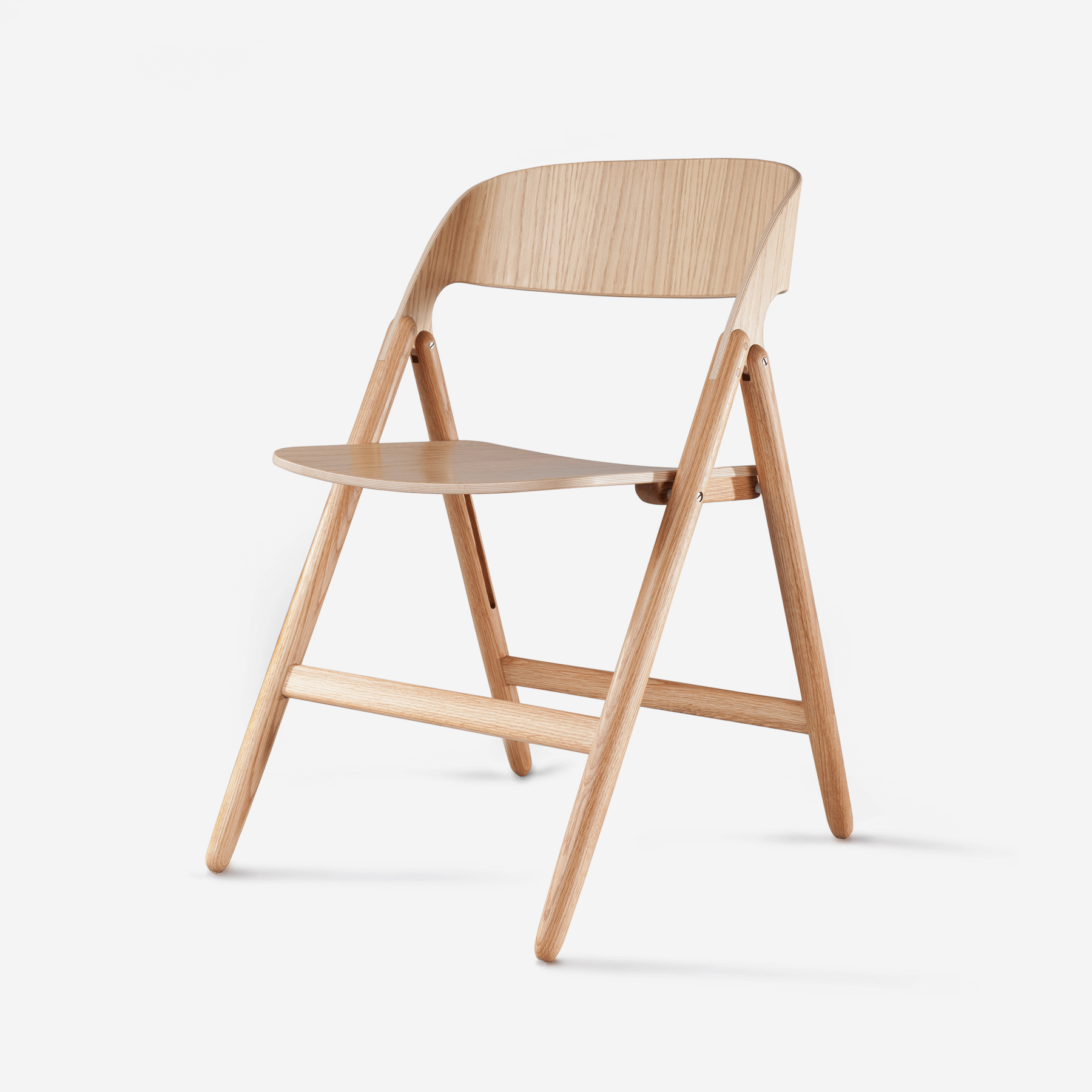 Narin Folding Chair, Oak