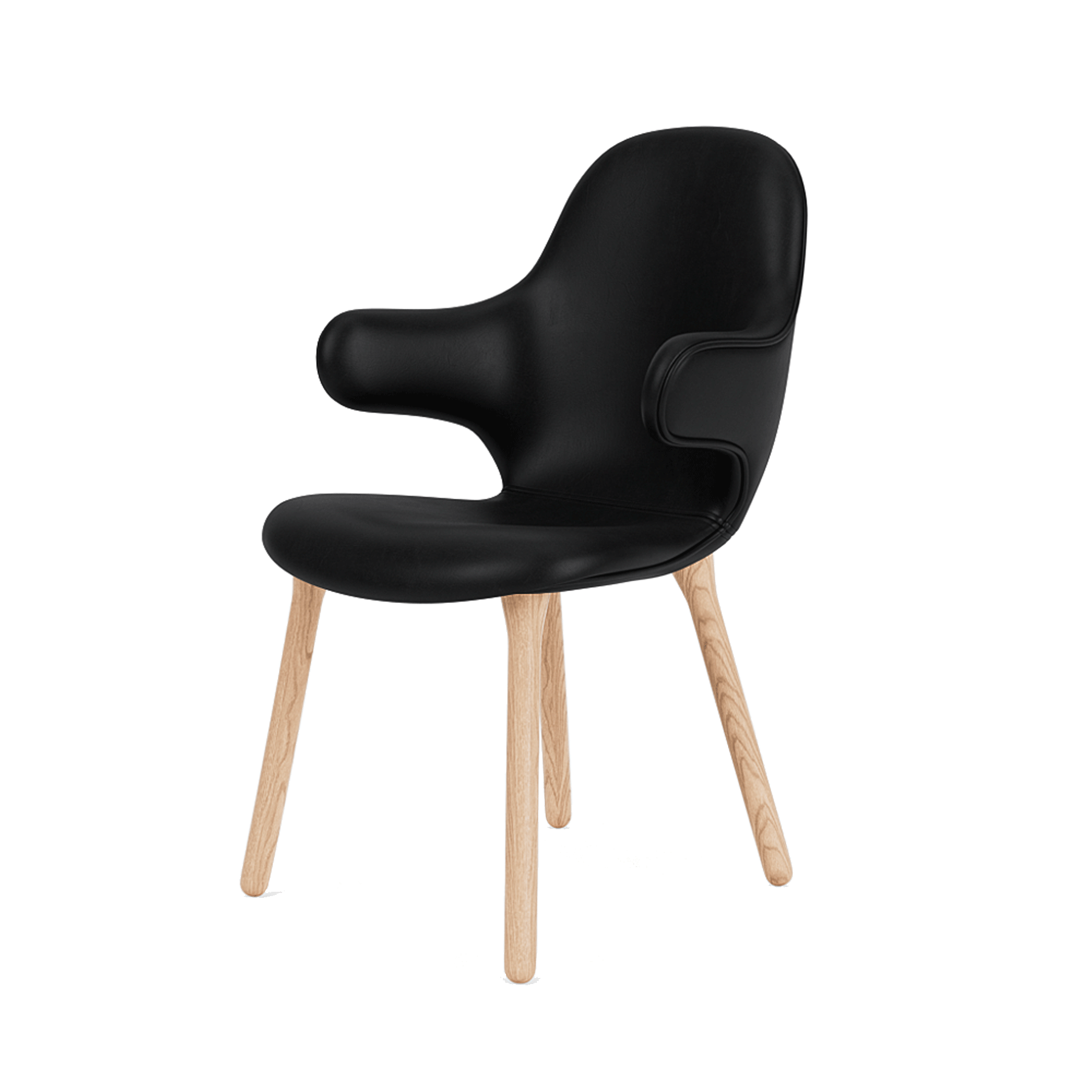 Catch JH1 chair, solid oak legs - Moleta Munro Limited