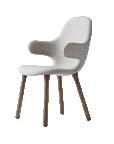 Catch JH1 chair, solid oak legs - Moleta Munro Limited