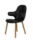 Catch JH1 chair, solid oak legs - Moleta Munro Limited