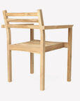 AH502 Outdoor Dining Chair with Armrest