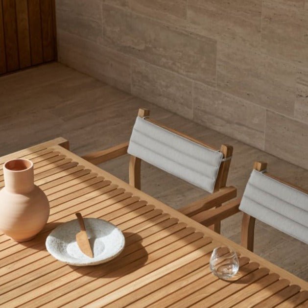 AH502 Outdoor Dining Chair with Armrest & Cushion