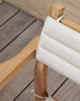 AH502 Outdoor Dining Chair with Armrest & Cushion