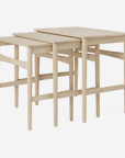 CH004 Nesting Tables, Soaped Oak