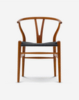 Carl Hansen 24 Wishbone walnut chair view 2