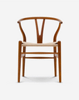 wishbone chair walnut view 2