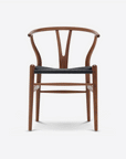 wishbone chair walnut view 1