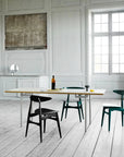 CH33T Chair, oak painted black - Moleta Munro Limited
