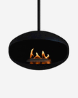 Aeries Fireplace, Hanging